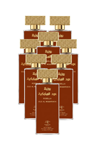 ROSELLA 8 قطع من عطر العود المباركية 100 مل