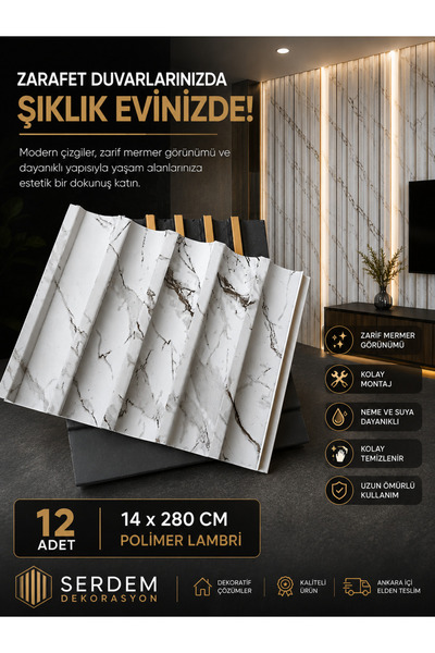 wood life Polimer Duvar Paneli ve Duvar Lambrisi ve Vestiyer Tv Ünistesi Deko...