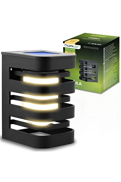 Lumiled Lampă solară de perete LED pentru fațadă, montaj la suprafață, CAMILA...