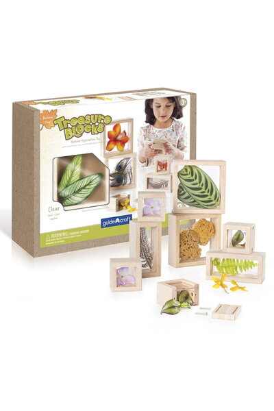 Guidecraft Blocuri de comori clare,