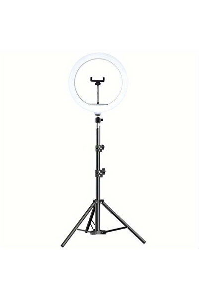 Generic Lampă LED Circulară Ring Light 25cm cu Trepied 220cm și Suport Telefon