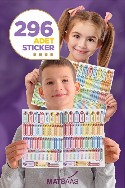 colortouch 296 ADET Neşeli Araçlar Temalı Okul Etiketi Sticker Kalem Etiket Defter Etiket Kişiye Özel İsim Etiket