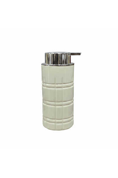 AKDC Cream Plastic Soap Liquid Dispenser 400 ml