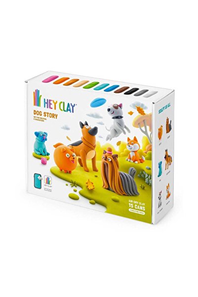 Hey Clay Set - Povestea câinilor