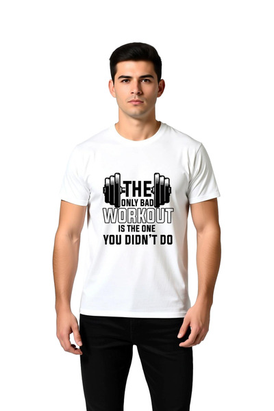 PayBuy Men's Sports Motivational Printed Short Sleeve T-Shirt Training Theme ...