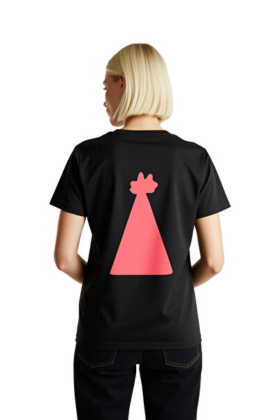 PayBuy Women's Party Hat Printed Short Sleeve T-Shirt Casual Relaxed Fit Roun...