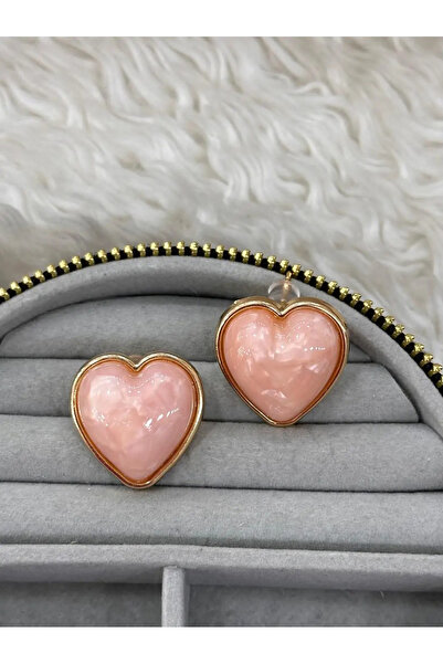 Bozhi Heart Earrings Steel Minimal Elegance