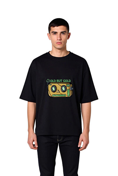 PayBuy Tricou oversize pentru bărbați cu imprimeu Old But Gold Design