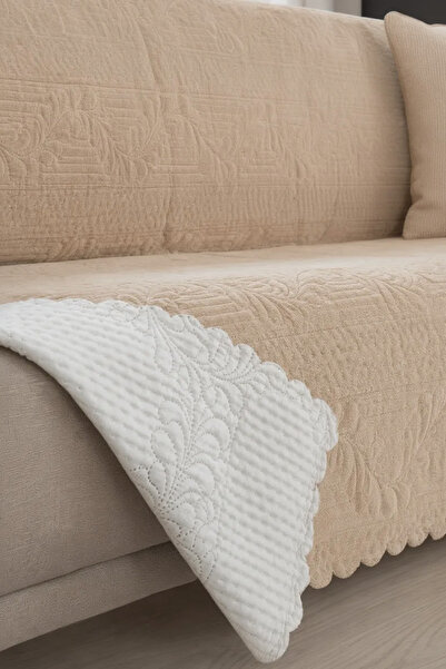Softlife Welsoft Koltuk Örtüsü 170x210 cm, Kaydırmaz Dot Tabanlı, Ultra Yumuş...