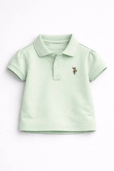 U.S. Polo Assn. يو اس بولو اسن تي شيرت للأطفال بأكمام قصيرة 6 أشهر 3 سنوات