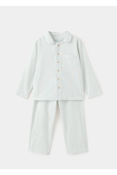 MANGO Baby Kareli uzun pijama