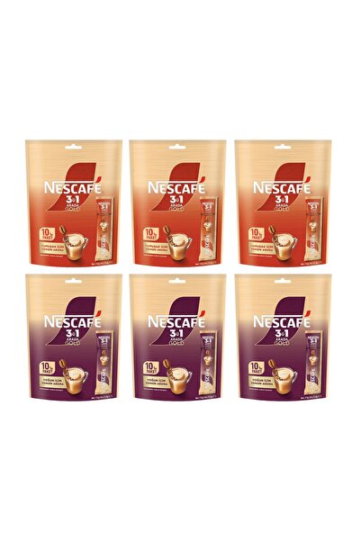 Nescafe Gold 3in1 Soft and Dense Inner Set of 10 and 6