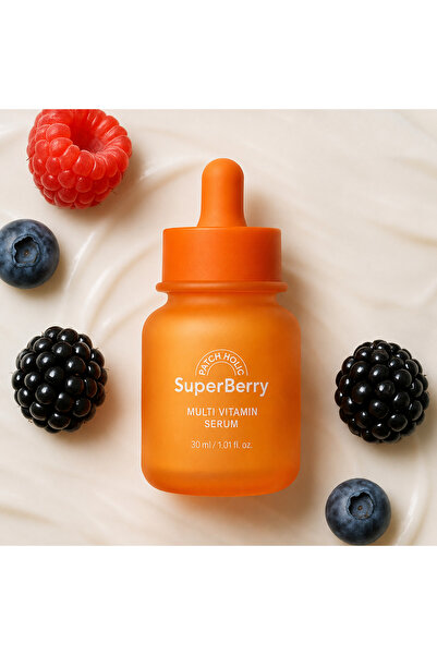 PATCH HOLIC Super Berry Multi Vitamin Serum 30 ml Moisturizing Brightening Face Serum