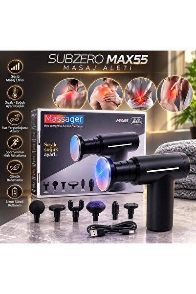 MAX55 Masaj Aleti Sıcak ve Soğuk Ayarı 6 Başlıklı