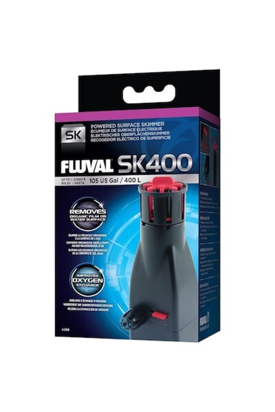 Fluval SK400 Повърхностен скимер – Повърхностен скимер за аквариуми до 105 га...