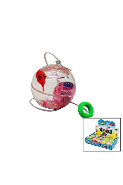 Genel Markalar Glıtter Ball DMR-124 Top Sulu Işıklı Sallama İpli Hayvan-Emoji...
