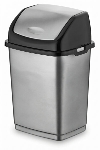 yolgeçen hanı Sallanan Kapaklı Çöp Kovası 5 Litre | Kapaklı Plastik Mutfak Ba...