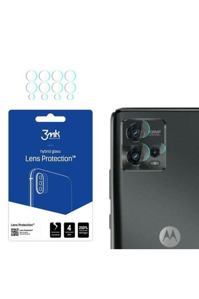 3MK Προστατευτικό Φακού Motorola Moto G72 [Πακέτο 4 τεμαχίων]