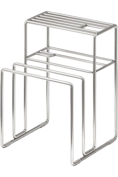 STARSTAR Silver Cutting Board Rack for Kitchen Storage
