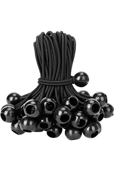 STARSTAR 50 elastic cords with balls 30cm for tarps/tents.