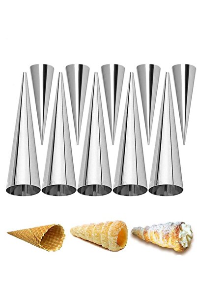 STARSTAR 10-piece bread mold set, stainless steel, suitable for canori rolls,...