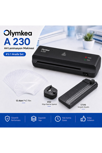 Olymkea A230s 4in1set Laminasyon Makinesi ( A4 )