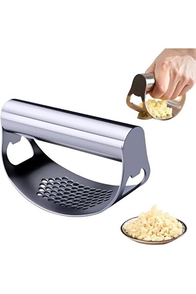 GENERAL Garlic Press Rocker, Portable Manual Stainless Steel Garlic Press Roc...