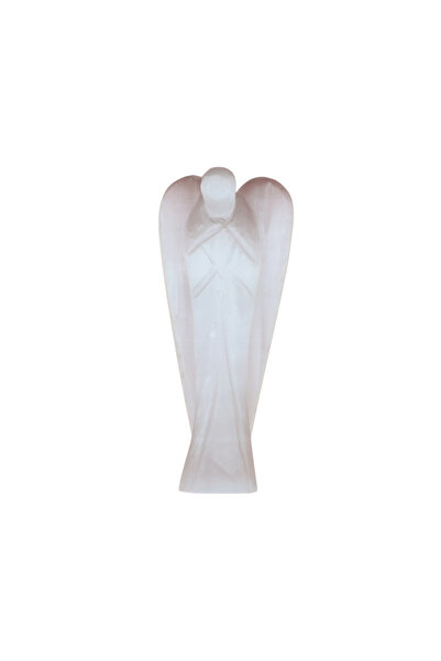 craftmystic Inger de 80mm Sculptat Manual din Piatra Naturala de Selenit