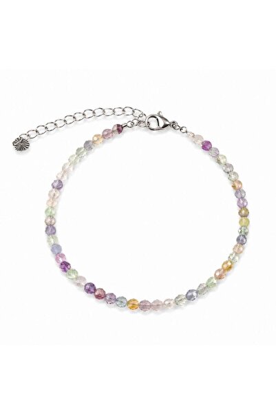 craftmystic Bratara eleganta cu Fluorit Fatetat 3 mm - Claritate Mentala si E...
