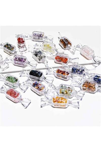 craftmystic Mini Figurina Bomboana cu Spartura de Cristale - Cuart transparent