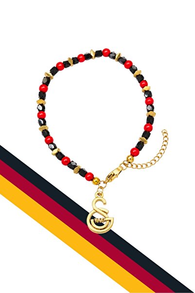 Galatasaray Natural Stone (Onyx, Hematite) Steel Bracelet