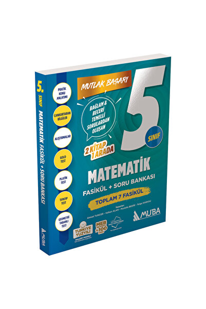 Muba Yayınları FSK5001 MB MB 5.Sınıf Matematik Fasikül+Soru Bankası