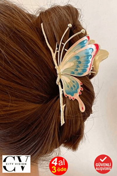 cityvision Colorful Butterfly Metal Buckle 10 cm Stylish and Durable