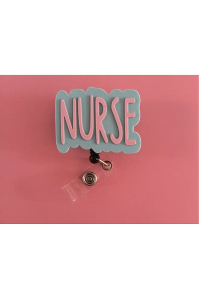 DU&ER Suport pentru insignă de asistentă medicală, suport pentru card de iden...