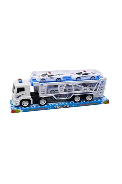 RoboCup Toy set Platform truck with police cars, Plastic 35x14.5x9.5 cm