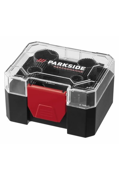 PARKSIDE Set de 4 carote diamantate pentru polizor unghiular cu soclu M14, PARKSIDE, Pentru placi, granit, marmura, diametre 18/22/27/35 mm
