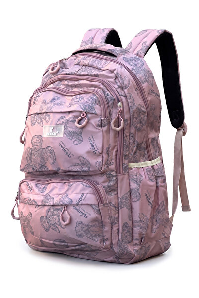 ZAAPPY Teddy Print Cute Backpack, Superlight Weight And Washable, School, Col...