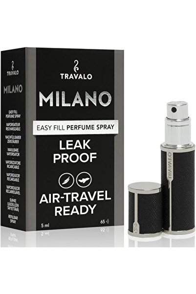 Travalo ميلانو إتش دي ديلوكس بخاخ جيب أسود