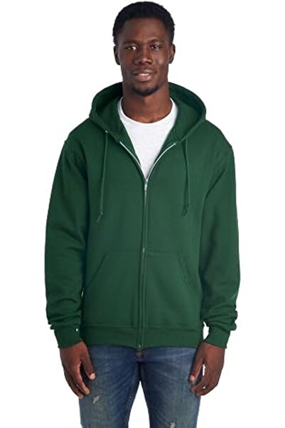 Jerzees mens Fleece Full-Zip Hooded Sweatshirt Hooded Sweatshirt