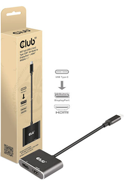 Other Μετατροπέας Club3D USB-C αρσενικό σε DisplayPort / HDMI θηλυκό 1 τεμάχι...