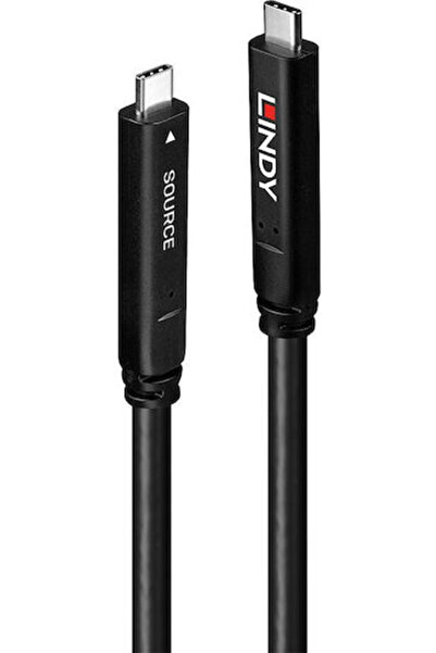 LİNDY USB 3.2 Gen 2 DP 1.4 Υβριδικό Καλώδιο 10μ