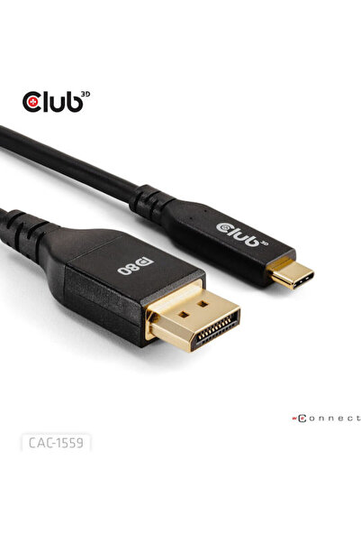 Other Καλώδιο βίντεο Club3D USB-C Αρσενικό - DisplayPort PD Μαύρο 1μ CAC-1559