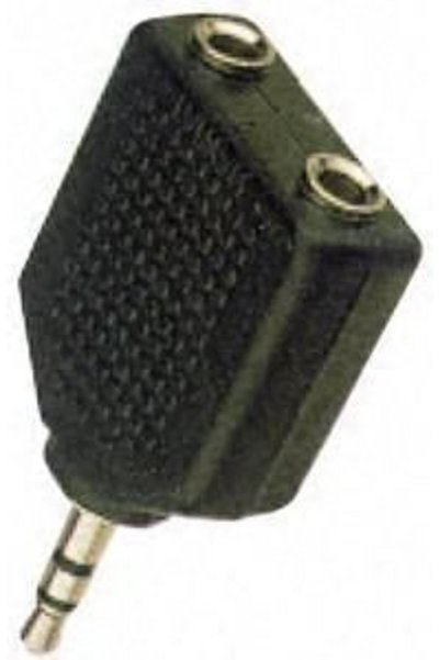 MicroConnect Μετατροπέας 3.5mm αρσενικό σε 3.5mm 2x θηλυκό 1 τεμάχιο