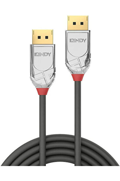 LİNDY Καλώδιο DisplayPort αρσενικό - DisplayPort αρσενικό 2μ Μαύρο (36302)
