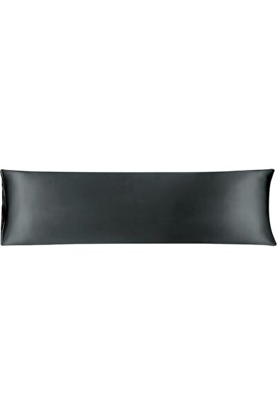 uxcell Body Pillow Cover 20x48 Inch Navy Silky Satin Body Pillowcases for Hai...