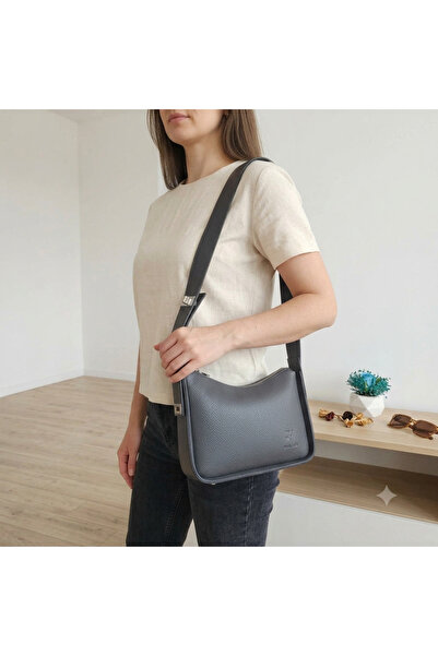 valentina victoria Valvi̇c Genuine Leather Wide Handle Shoulder Bag