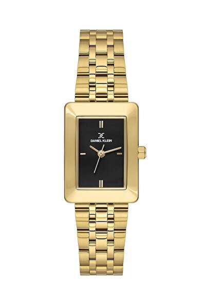 Daniel Klein Black Dial Gold Color Same as Pictured 22 mm Women's Wristwatch ...
