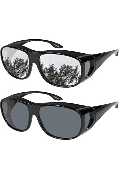 yogoli Yogo Vision Fit Over Wrap Sunglasses Polarized Lens Wear Over Eyeglass...