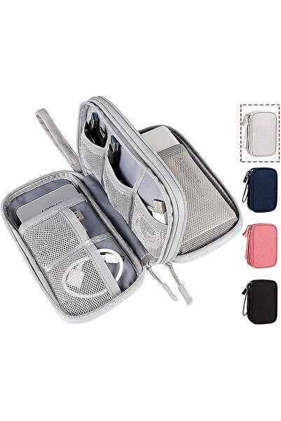 GENERAL CAOODKDK Electronic Organizer Travel USB Cable Accessories Bag/Case,W...