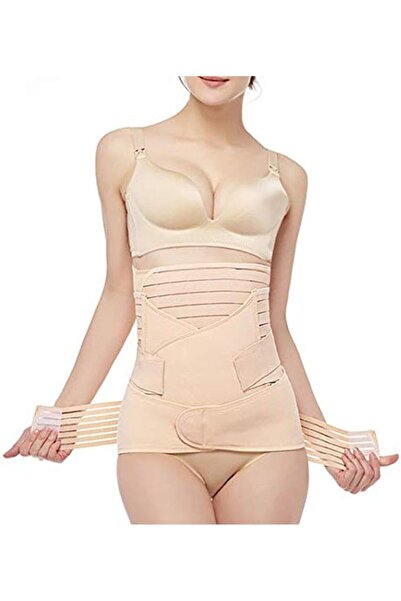 McDou 3 in 1 Postpartum Support Recovery Belly Wrap Waist/Pelvis Belt Body Sh...